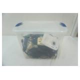Electronics Lot with Smaller Sterilite Tote