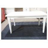 White Wood Table 22" tall