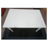 White Wood Table 22" tall