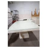 Pedestal Dining Room Table & Chairs