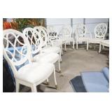 Pedestal Dining Room Table & Chairs