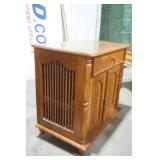 2 Door Mahogany Cabinet in Balinese Style