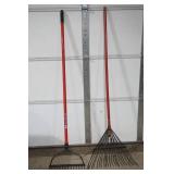 Leaf Rake and Garden Rake