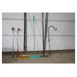 Garden Sprayers, Deck Brushes, Swifers, Small Shepards Hook