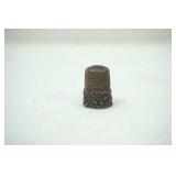 Vintage Sterling Silver Thimble
