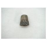 Vintage Sterling Silver Thimble