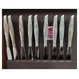 Gorham "Sea Rose" Sterling Silver Flatware Set in Naken Silverware Chest