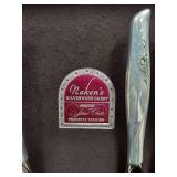 Gorham "Sea Rose" Sterling Silver Flatware Set in Naken Silverware Chest