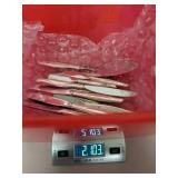 Gorham "Sea Rose" Sterling Silver Flatware Set in Naken Silverware Chest