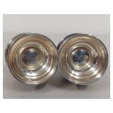 Pair of Vintage Sterling Silver Salt and Pepper Shakers