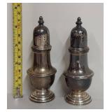 Pair of Vintage Sterling Silver Salt and Pepper Shakers
