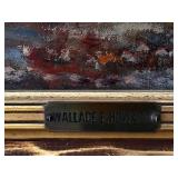 Wallace E. Howard Landscape Oil Painting in Ornate Gold Frame