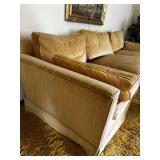Vintage Corduroy Sofa with Removable Cushions