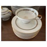 Vintage Rosen-Thal Bavaria Gold-Trimmed Porcelain Dinnerware Set