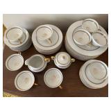 Vintage Rosen-Thal Bavaria Gold-Trimmed Porcelain Dinnerware Set