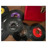 Platter-Pak 45 RPM Record Collection with Vintage Carrying Case