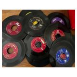 Platter-Pak 45 RPM Record Collection with Vintage Carrying Case