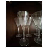 Elegant Glassware Set with 6 Glasses and Decanter