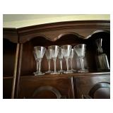 Elegant Glassware Set with 6 Glasses and Decanter