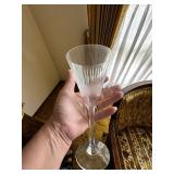 Elegant Glassware Set with 6 Glasses and Decanter