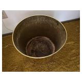 Vintage Brass Planter with Patina