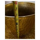 Vintage Brass Planter with Patina