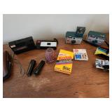 Vintage Kodak and Bell & Howell Cameras with Flashbulbs & Accessories