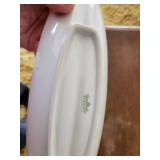 Set of 4 Lenox Porcelain Leaf-Shaped Serving Dishes