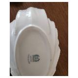 Set of 4 Lenox Porcelain Leaf-Shaped Serving Dishes