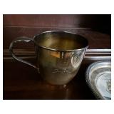 1847 Rogers Bros Silver Plate Cup and Ship 