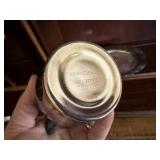 WM Rogers Paul Revere Reproduction Silver Plated Creamer & Sugar Set with Tray