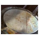 WM Rogers Paul Revere Reproduction Silver Plated Creamer & Sugar Set with Tray