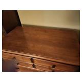 Vintage Solid Wood 5-Drawer Dresser