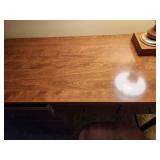 Ethan Allen Wooden Corner Desk with Hutch and Chair Set