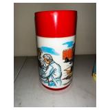 Set of 3 Vintage Aladdin Thermos Bottles with Classic Designs
