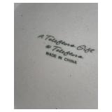 Ceramic Teapot with Floral and Bird Design