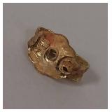 Pair of 14k Yellow Gold Textured Ball Stud Earrings