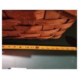 Vintage Woven Picnic Basket with Dining Accessories