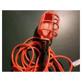 Heavy Duty Orange Cage Utility Work Light