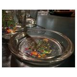 Set of 17 Holiday Glassware with Festive Tree Design