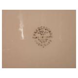 Franciscan Hand-Decorated Plate and Haeger Green Bowl Set