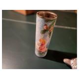 Vintage Aluminum Lamb Cake Mold and Decorative Candle