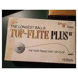 Collection of 33 Golf Balls Including Maxfli, Top-Flite and Spaulding