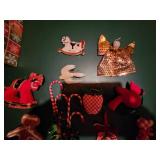 Assorted Vintage Christmas Ornaments Collection