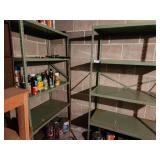 Set of 2 Heavy-Duty Metal Shelving Units