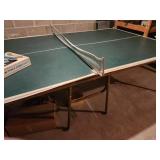 Used Ping Pong Table with Net and Paddle Set