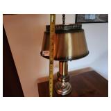 Brass Finish Table Lamp with Pull Chains