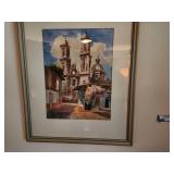 Pair of Framed Watercolor Paintings by Gastelum
