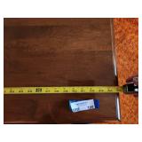 Ethan Allen Solid Wood Desk with Brass Handles