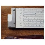 Versalog Slide Rule with Leather Case
